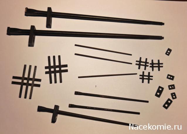 Собери Чёрную Жемчужину. Рангоут и такелаж.