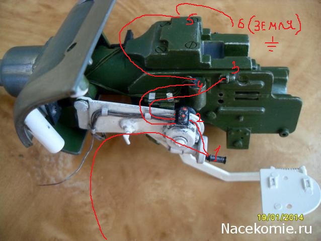Танк Т-34 - Электрика и проводка