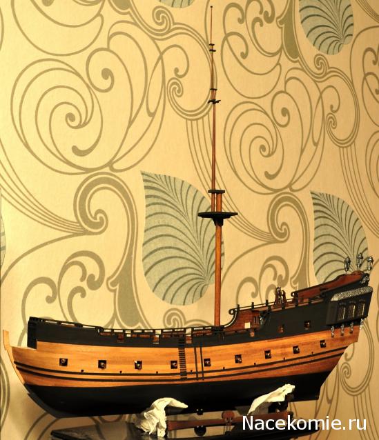 Собери Чёрную Жемчужину. Сборка: Покраска