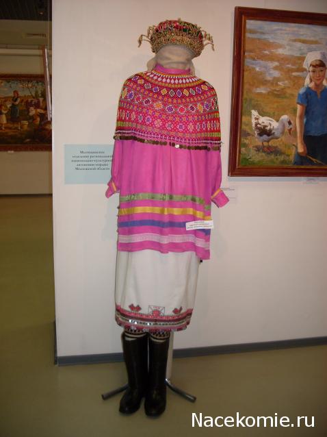 Куклы в народных костюмах №59 Кукла в мордовском летнем костюме