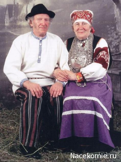 Куклы в народных костюмах №60 Кукла в эстонском девичьем костюме