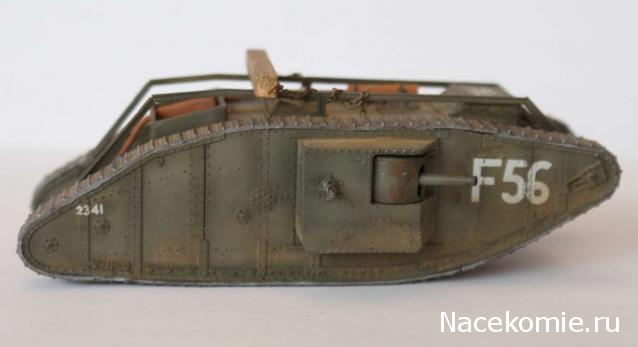 Танки Мира №34 Британский тяжелый танк Mark IV "Самец"