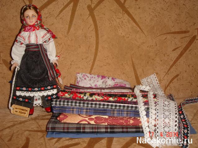 Куклы в народных костюмах №4 Кукла в летнем костюме Киевской губернии