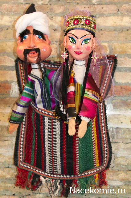 Куклы в народных костюмах №12 Кукла в узбекском летнем костюме