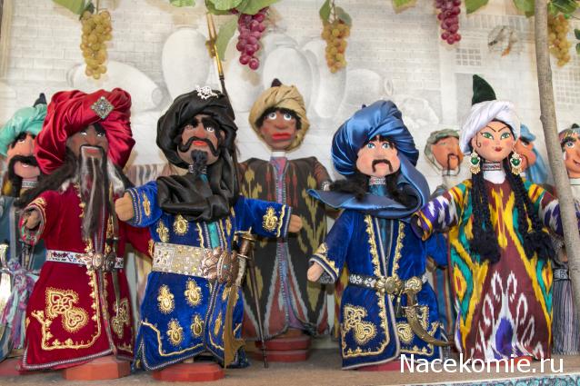 Куклы в народных костюмах №12 Кукла в узбекском летнем костюме