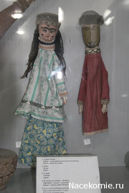 Куклы в народных костюмах №12 Кукла в узбекском летнем костюме