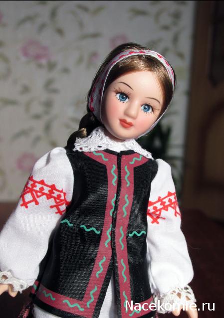 Куклы в народных костюмах №8 Кукла в летнем костюме Минской губернии