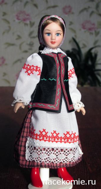 Куклы в народных костюмах №8 Кукла в летнем костюме Минской губернии