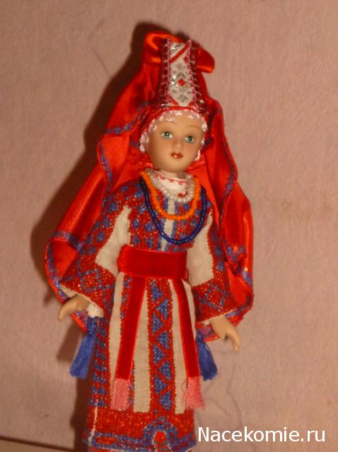 Куклы в народных костюмах №59 Кукла в мордовском летнем костюме ...
