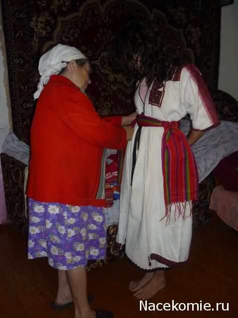 Куклы в народных костюмах №59 Кукла в мордовском летнем костюме