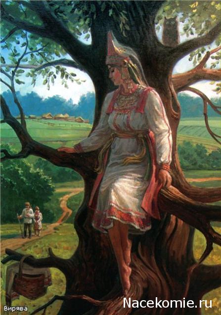 Куклы в народных костюмах №59 Кукла в мордовском летнем костюме