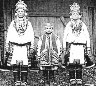 Куклы в народных костюмах №59 Кукла в мордовском летнем костюме