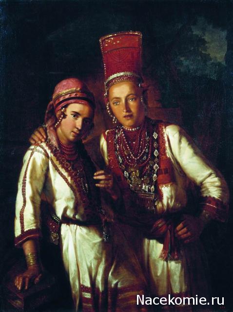 Народный костюм в живописи и графике