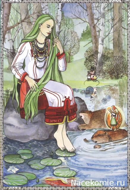 Куклы в народных костюмах №59 Кукла в мордовском летнем костюме