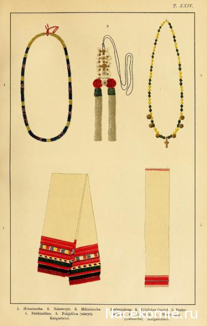 Куклы в народных костюмах №59 Кукла в мордовском летнем костюме