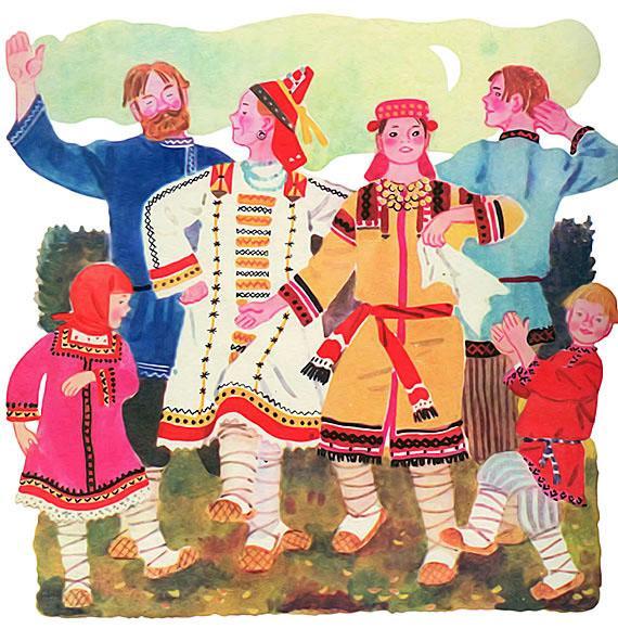 Куклы в народных костюмах №59 Кукла в мордовском летнем костюме