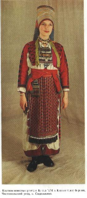 Куклы в народных костюмах №59 Кукла в мордовском летнем костюме