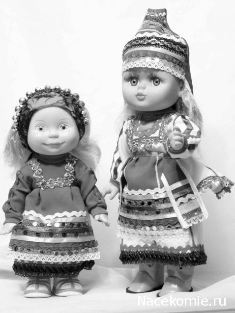 Куклы в народных костюмах №59 Кукла в мордовском летнем костюме