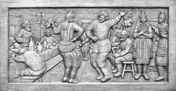 Куклы в народных костюмах №59 Кукла в мордовском летнем костюме