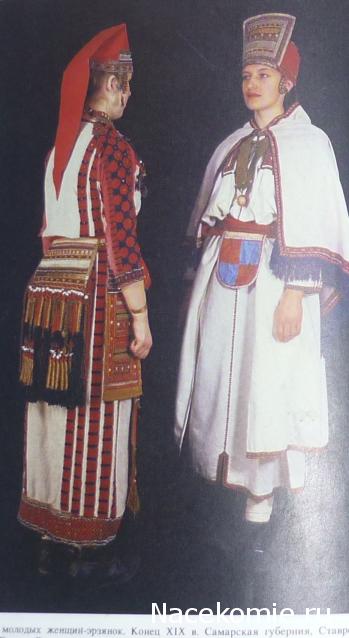 Куклы в народных костюмах №59 Кукла в мордовском летнем костюме