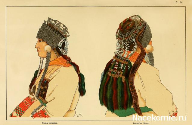 Куклы в народных костюмах №59 Кукла в мордовском летнем костюме