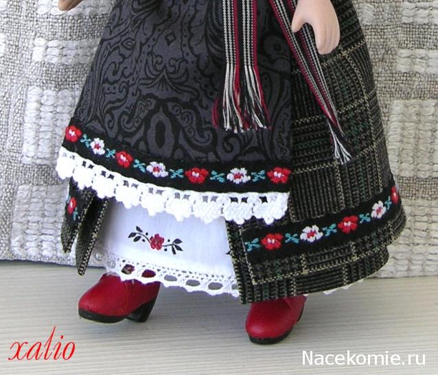 Куклы в народных костюмах №4 Кукла в летнем костюме Киевской губернии