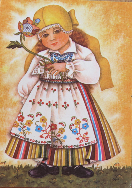 Куклы в народных костюмах №60 Кукла в эстонском девичьем костюме