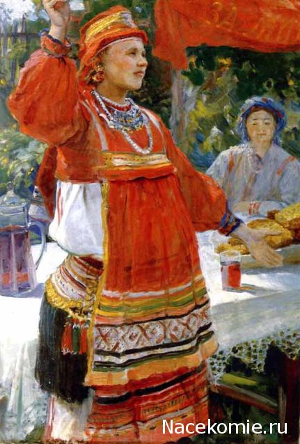 Народный костюм в живописи и графике