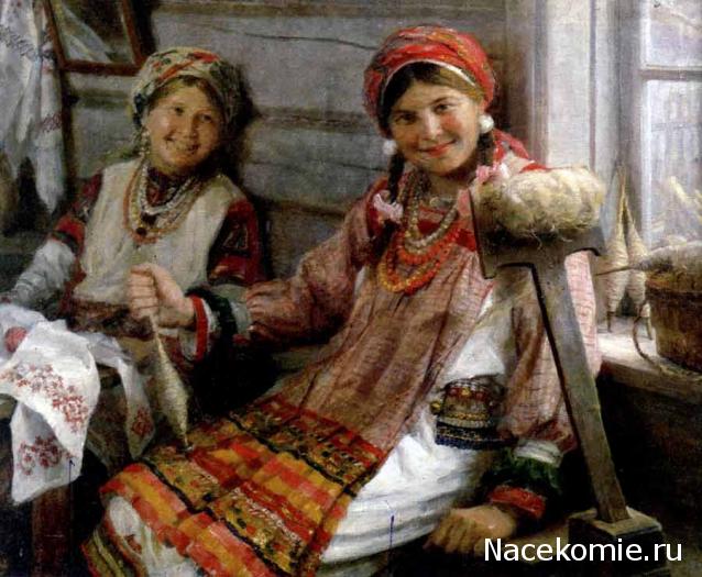 Народный костюм в живописи и графике