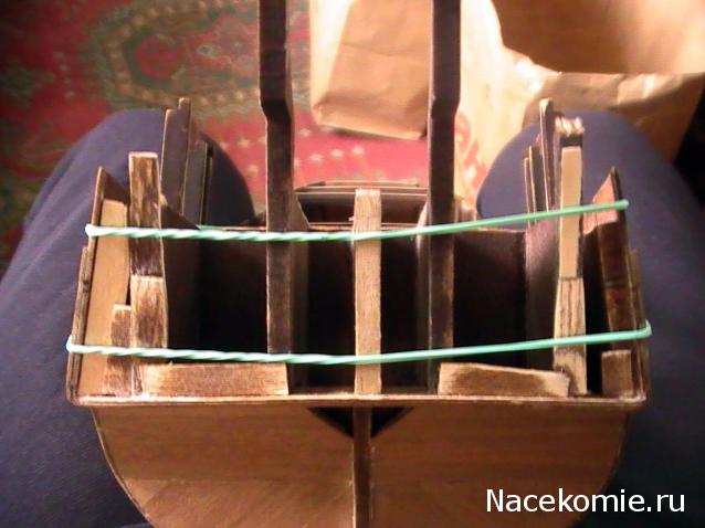 Собери Чёрную Жемчужину. Сборка, обшивка и покраска палуб