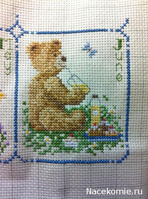 Вышиваем календарь- игра