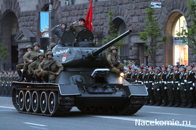 Танк Т-34 - Покраска модели