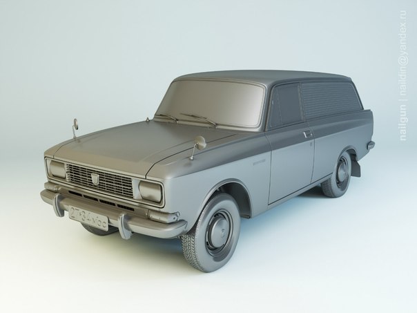 Автолегенды СССР №137 Москвич-2734
