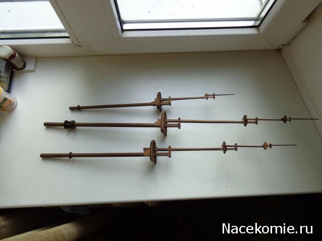 Собери Чёрную Жемчужину. Рангоут и такелаж.