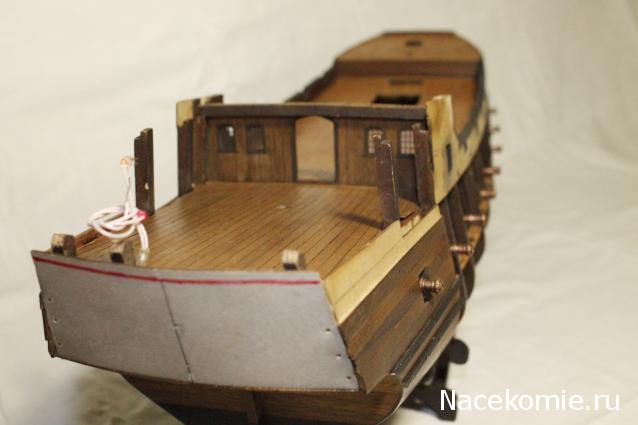Собери Чёрную Жемчужину. Сборка, обшивка и покраска палуб