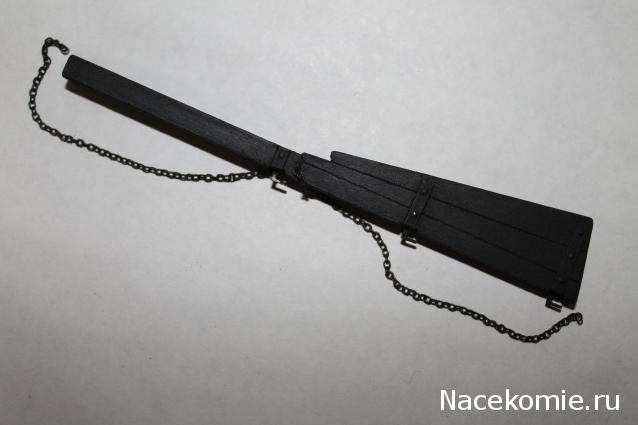 Собери Чёрную Жемчужину. Сборка: внешние элементы корпуса