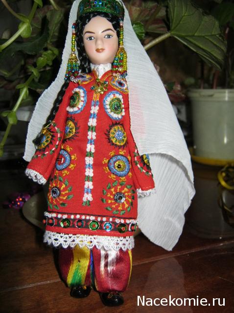 Куклы в народных костюмах №56 Кукла в таджикском свадебном костюме