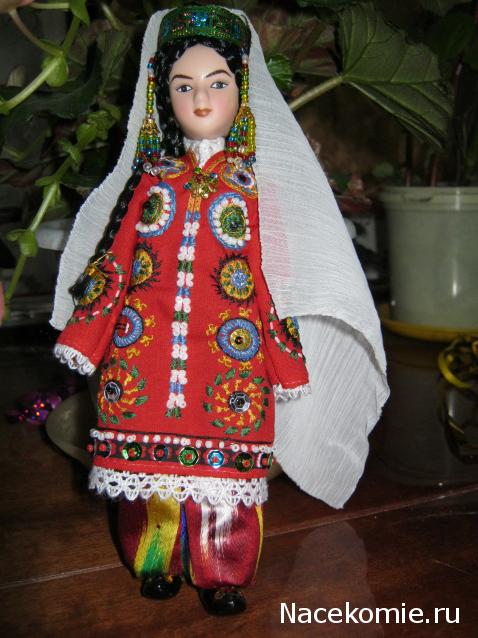 Куклы в народных костюмах №56 Кукла в таджикском свадебном костюме