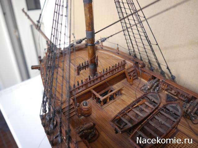 Собери Чёрную Жемчужину. Рангоут и такелаж.