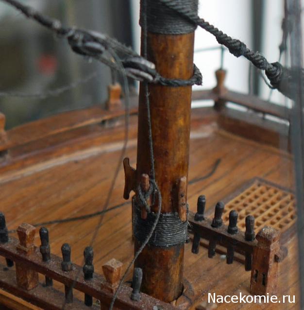 Собери Чёрную Жемчужину. Рангоут и такелаж.