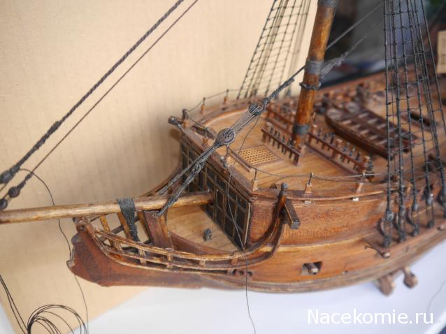 Собери Чёрную Жемчужину. Рангоут и такелаж.