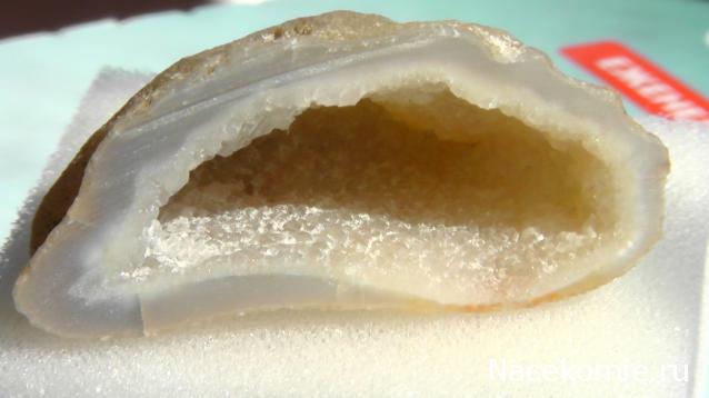 Минералы Сокровища Земли №42 - Жеода Халцедона