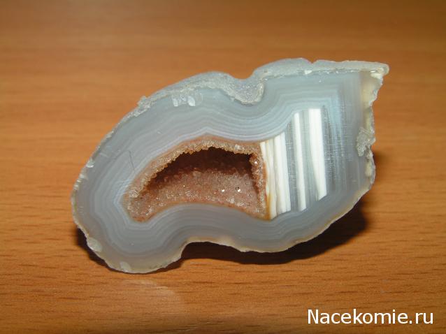 Минералы Сокровища Земли №42 - Жеода Халцедона