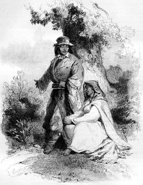 Куклы в народных костюмах №67 Кукла в цыганском девичьем костюме