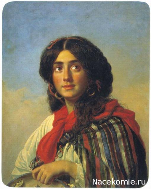 Куклы в народных костюмах №67 Кукла в цыганском девичьем костюме