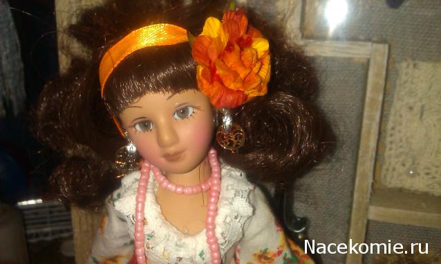 Куклы в народных костюмах №67 Кукла в цыганском девичьем костюме