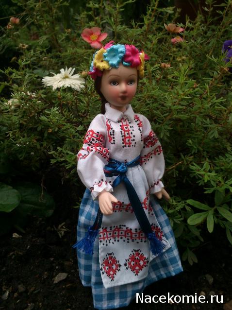 Куклы в народных костюмах №66 Кукла в девичьем костюме Витебской губернии