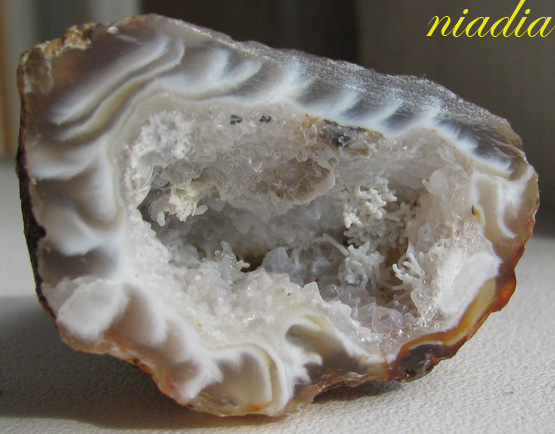 Минералы Сокровища Земли №42 - Жеода Халцедона