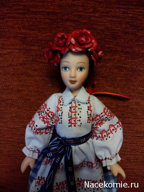 Куклы в народных костюмах №66 Кукла в девичьем костюме Витебской губернии