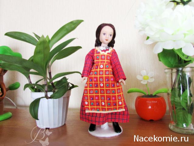 Куклы в народных костюмах №65 Кукла в удмуртском женском костюме